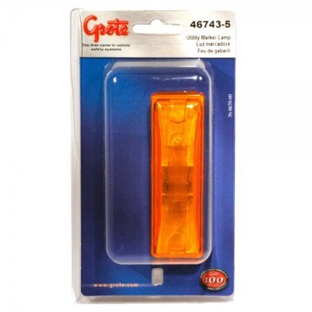 Grote Clr/Mkr Lamp-Yel-Sld 2-Bulb-Retail Pk, 46743-5 46743-5